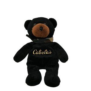 Cabela's Burt the Black Bear Beanbag Plush Stuffed Animal 8"